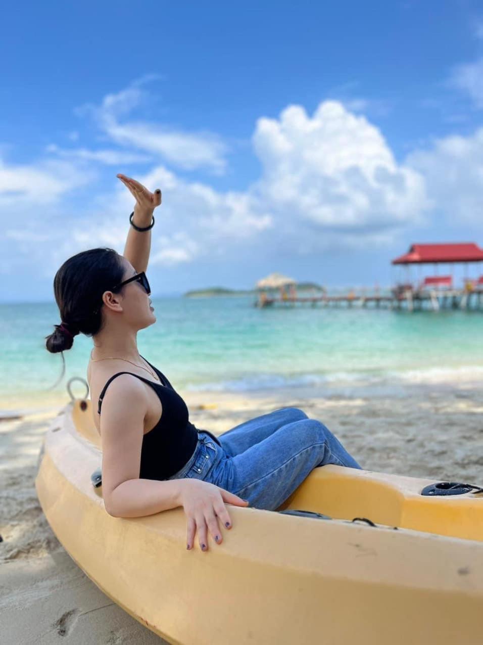 Hottel Hung Phuong Co To Hotell Dao Co To Exteriör bild